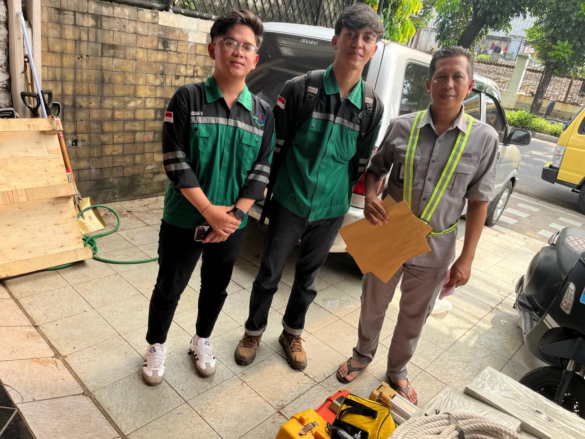 Dokumentasi sewa total station 1