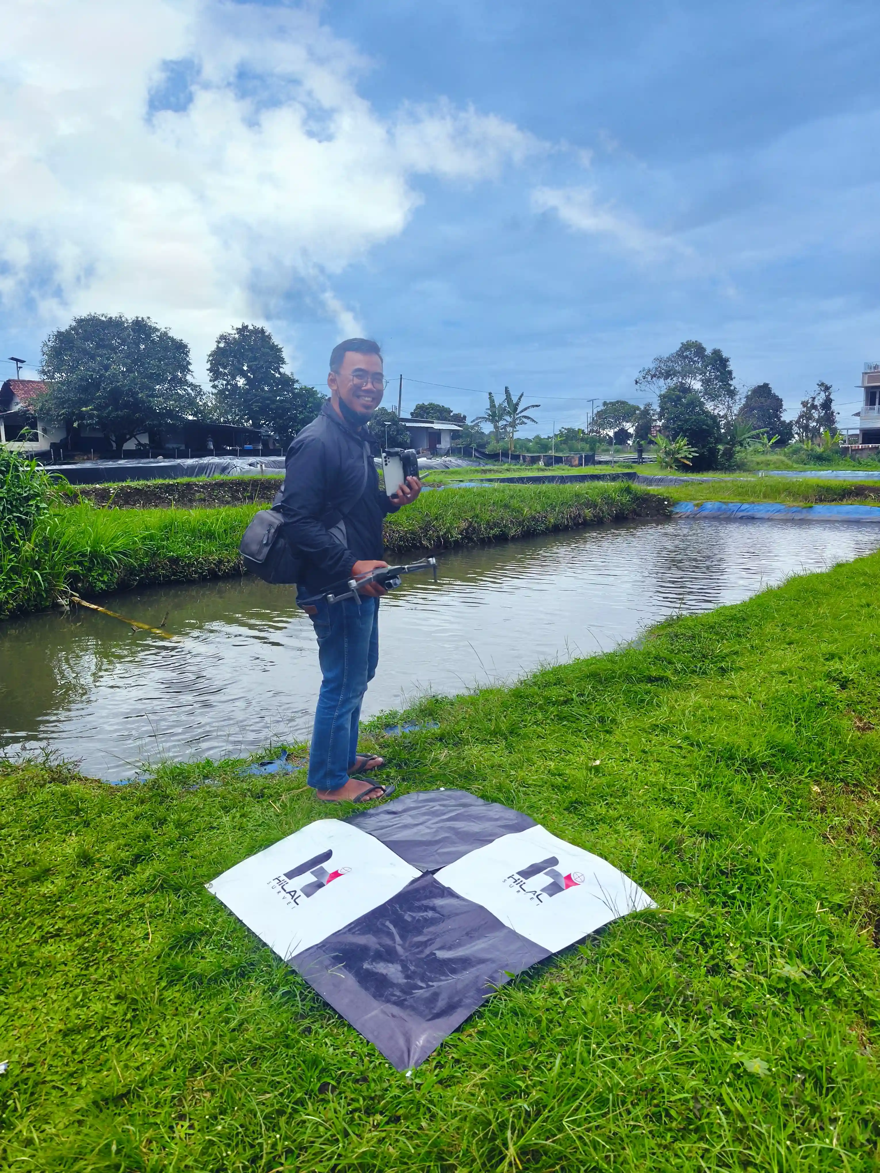 Dokumentasi foto udara proyek 1